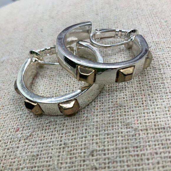 Lauran Conrad Silver Tone Hoops & Boho Dangling Bundle Earrings - Picture 4 of 9